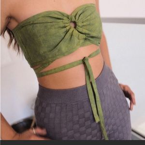 NWOT AJAIE ALAIE overdyed bandeau